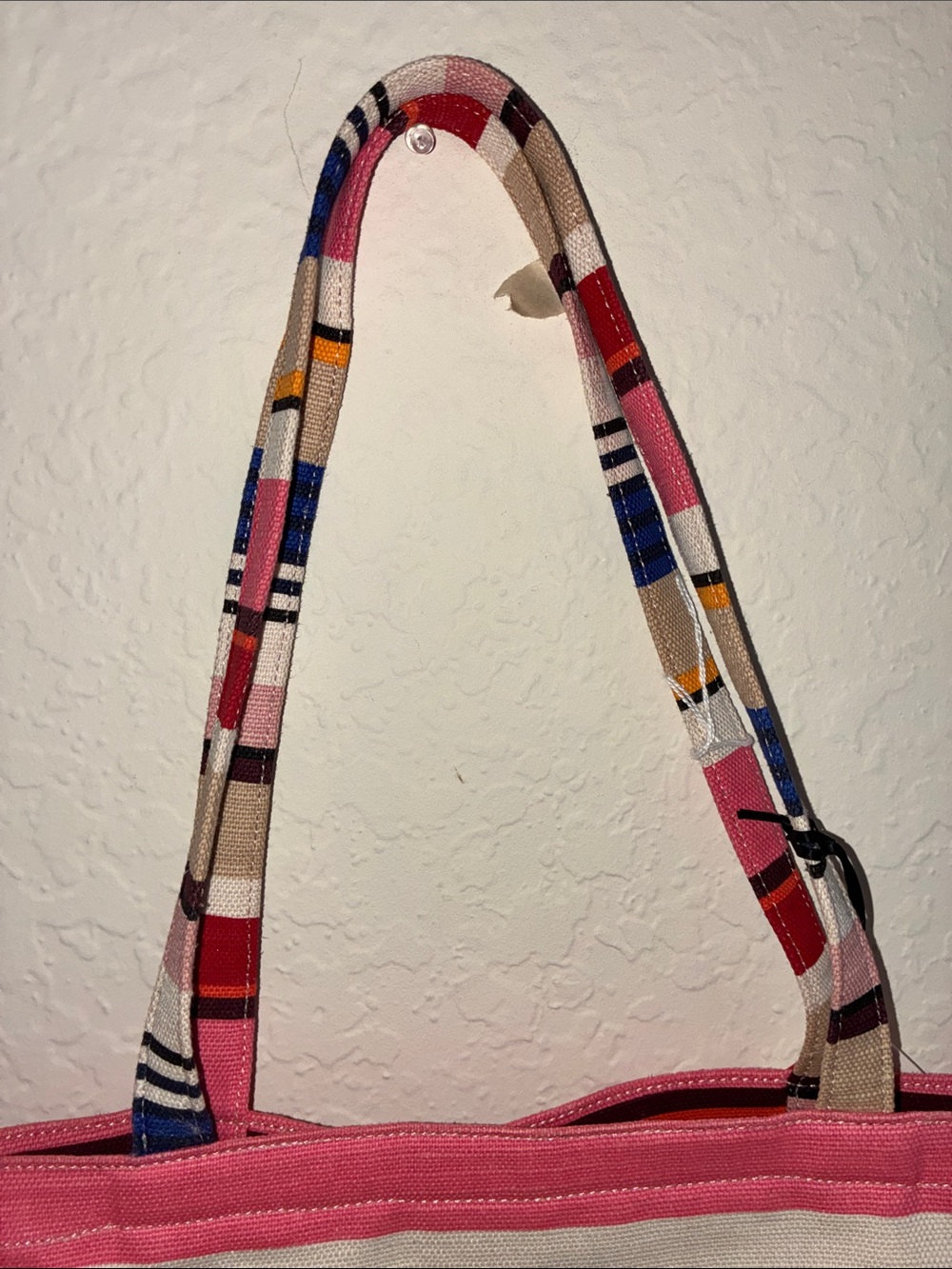 kate spade Pink, Blue & Red Striped Bow Tote - Picture 12 of 17